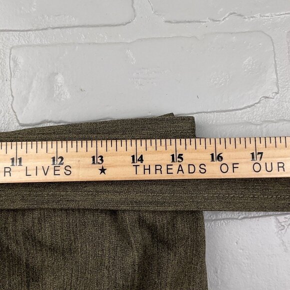 Carlise Suit Women Jacket 4/Pants 8 Green Bronze Zipper 2pc Wool Silk NWT VTG - Picture 16 of 16